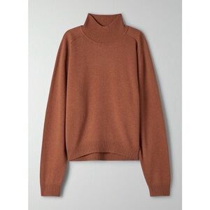 Babaton | Perry Turtleneck Sweater Size XXS Camel Brown Wool Cashmere Aritzia